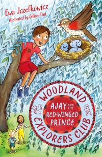Book Cover for Ajay and the Red-Winged Prince by Ewa Jozefkowicz