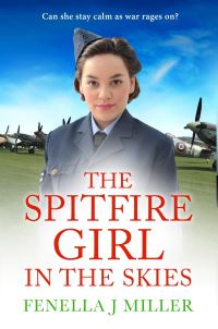 Book Cover for The Spitfire Girl in the Skies by Fenella J Miller