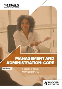 Book Cover for Management and Administration T Level. Exam Practice Workbook by Tess Bayley