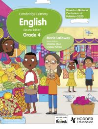 Book Cover for Cambridge Primary English Grade 4 Based on National Curriculum of Pakistan 2020 by Marie Lallaway