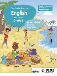 Book Cover for Cambridge Primary English Grade 5 Based on National Curriculum of Pakistan 2020 by Marie Lallaway