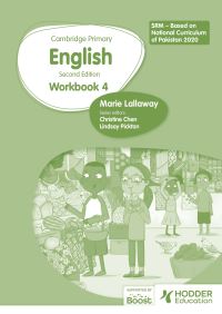 Book Cover for Cambridge Primary English Workbook Grade 4 SRM - Based on National Curriculum of Pakistan 2020 by Marie Lallaway