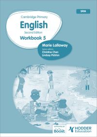 Book Cover for Cambridge Primary English Workbook Grade 5 SRM - Based on National Curriculum of Pakistan 2020 by Marie Lallaway