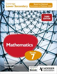 Book Cover for Cambridge Lower Secondary Mathematics Grade 7 Based on National Curriculum of Pakistan 2022 by Frankie Pimentel, Ric Pimentel, Terry Wall