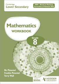 Book Cover for Cambridge Lower Secondary Mathematics Workbook Grade 8 SRM - Based on National Curriculum of Pakistan 2022 by Frankie Pimentel, Ric Pimentel, Terry Wall