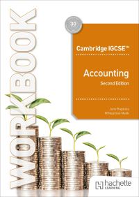 Book Cover for Cambridge IGCSE and O Level Accounting Workbook Second Edition by June Baptista, Muhammad Nauman Malik