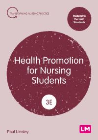 Book Cover for Health Promotion for Nursing Students by Paul Linsley