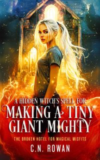 Book Cover for A Hidden Witch's Spell for Making a Tiny Giant Mighty by C N Rowan
