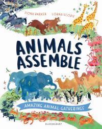 Book Cover for Animals Assemble by Fiona Barker