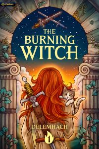 Book Cover for The Burning Witch by Delemhach