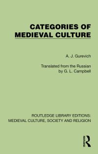 Book Cover for Categories of Medieval Culture by A J Gurevich