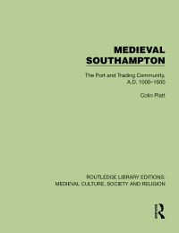 Book Cover for Medieval Southampton by Colin Platt