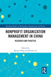 Book Cover for Nonprofit Organization Management in China by Qiang Dong, Jiahuan Lu