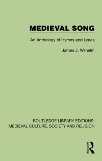 Book Cover for Medieval Song by James J Wilhelm