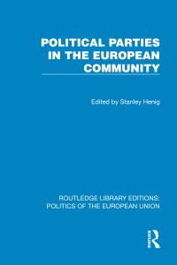 Book Cover for Political Parties in the European Community by Stanley Henig