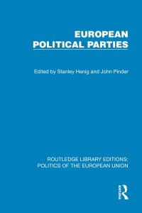 Book Cover for European Political Parties by Stanley Henig, John Pinder
