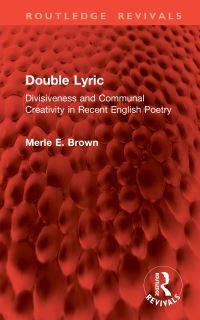 Book Cover for Double Lyric by Merle E Brown