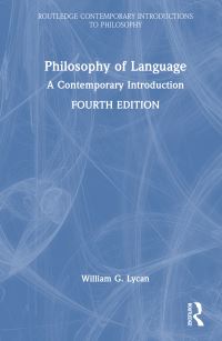 Book Cover for Philosophy of Language by William G Lycan