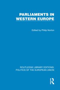 Book Cover for Parliaments in Western Europe by Philip Norton