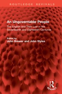 Book Cover for An Ungovernable People by John Brewer, John Styles