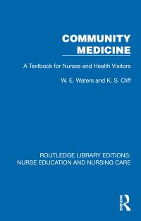 Book Cover for Community Medicine by W E Waters, Kenneth Stephenson Cliff