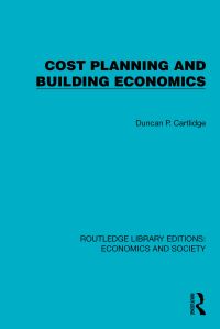 Book Cover for Cost Planning and Building Economics by Duncan P Cartlidge
