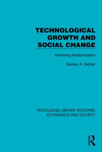 Book Cover for Technological Growth and Social Change by Stanley A Hetzler