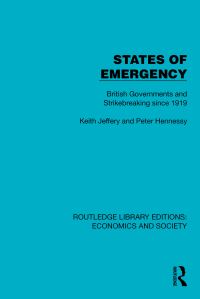 Book Cover for States of Emergency by Keith Jeffery, Peter Hennessy