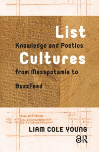 Book Cover for List Cultures by Liam Young