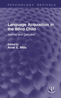 Book Cover for Language Acquisition in the Blind Child by Anne Baker