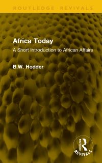 Book Cover for Africa Today by B W Hodder