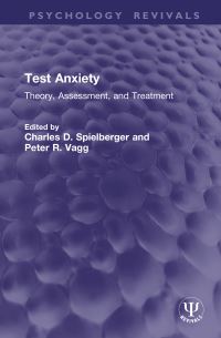 Book Cover for Test Anxiety by Charles D Spielberger, Peter R Vagg