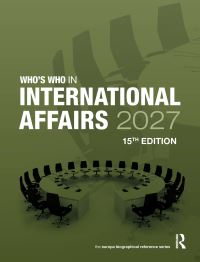 Book Cover for Who's Who in International Affairs 2027 by Europa Publications