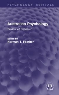 Book Cover for Australian Psychology by Norman T Feather