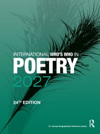 Book Cover for International Who's Who in Poetry 2027 by Europa Publications