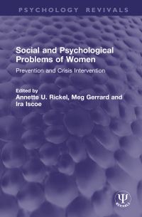 Book Cover for Social and Psychological Problems of Women by Annette U Rickel, Meg Gerrard, Ira Iscoe