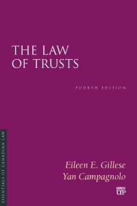 Book Cover for The Law of Trusts by Eileen E Gillese, Yan Campagnolo