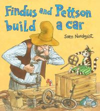 Book Cover for Findus and Pettson Build a Car by Sven Nordqvist