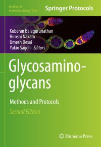 Book Cover for Glycosaminoglycans by Kuberan Balagurunathan, Hiroshi Nakato, Umesh R Desai, Yukio Saijoh