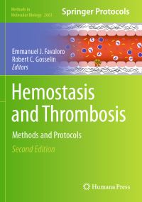 Book Cover for Hemostasis and Thrombosis by Emmanuel J Favaloro, Robert C Gosselin
