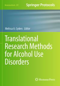 Book Cover for Translational Research Methods for Alcohol Use Disorders by Melissa A Cyders