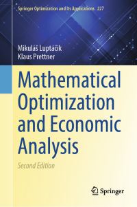 Book Cover for Mathematical Optimization and Economic Analysis by Mikulás Luptácik, Klaus Prettner