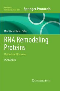 Book Cover for RNA Remodeling Proteins by Marc Boudvillain