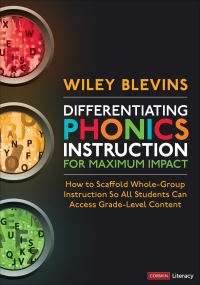 Book Cover for Differentiating Phonics Instruction for Maximum Impact by Wiley Blevins