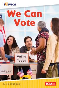 Book Cover for We Can Vote by Elise Wallace