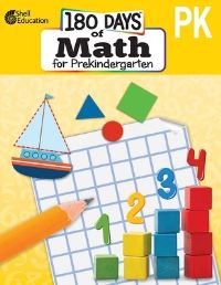Book Cover for 180 Days(tm) Math for Prekindergarten by Darcy Mellinger