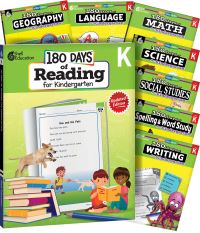 Book Cover for 180 Days® Bundle Grade K: 8-Book Set by Multiple Authors