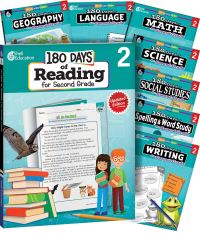 Book Cover for 180 Days¬ Bundle Grade 2: 8-Book Set by Multiple Authors