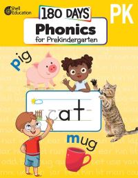 Book Cover for 180 Days¬: Phonics for Prekindergarten by Sarah Massie