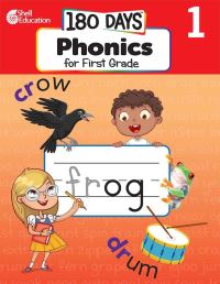 Book Cover for 180 Days¬: Phonics for First Grade by Jodene Lynn Smith, Jodene Smith